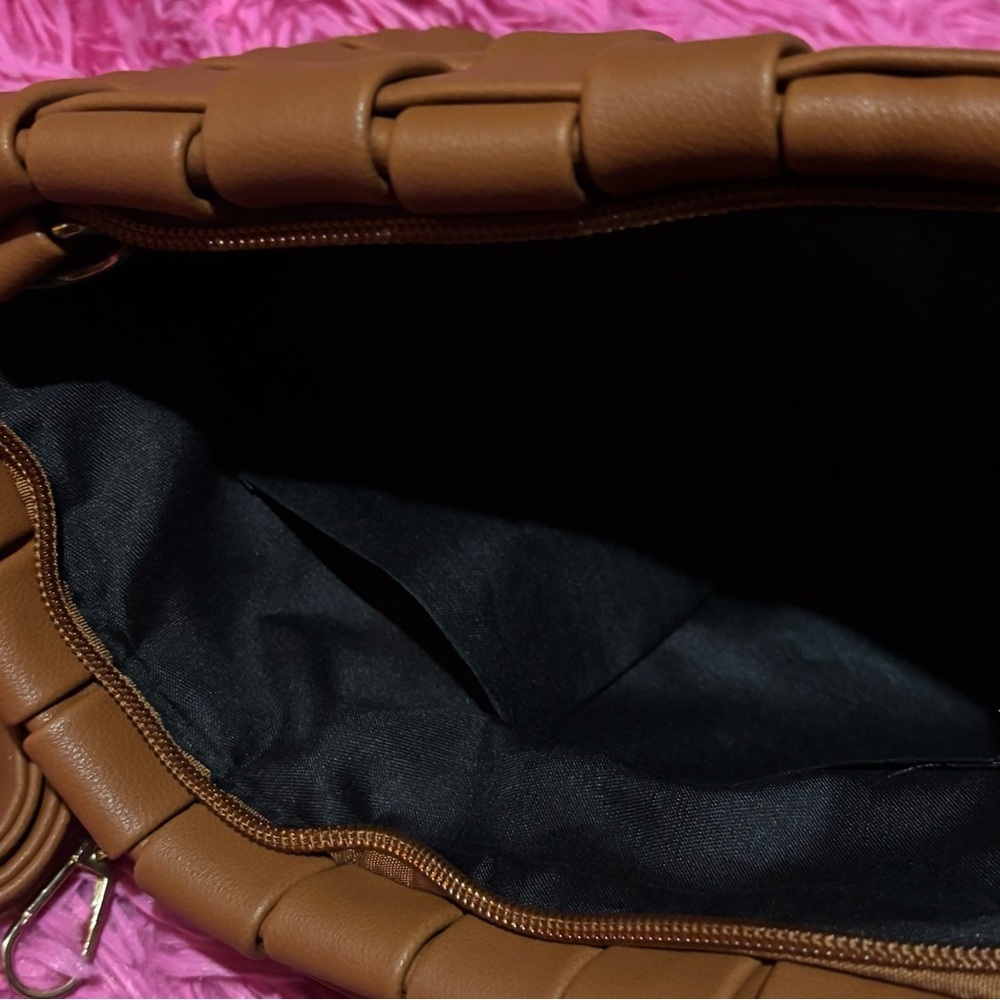 Woven Versatile Multi Strap Brown Bag - Picture 6 of 10